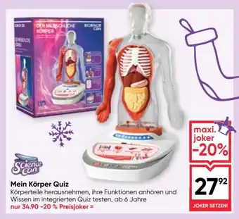 Maximarkt Mein Körper Quiz Angebot