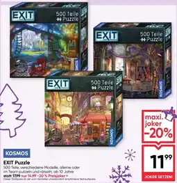 Maximarkt Exit puzzle Angebot