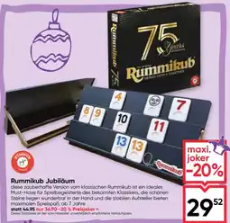 Maximarkt Rummikub Jubiläum Angebot