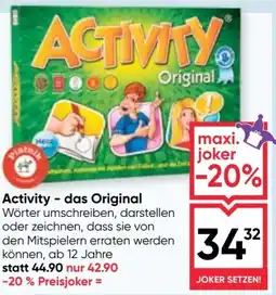 Maximarkt Activity – das Original Angebot