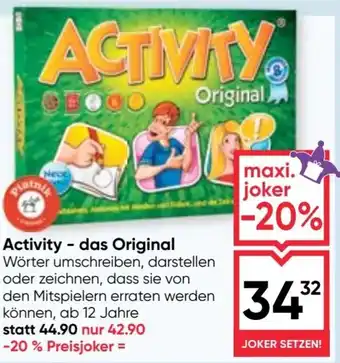 Maximarkt Activity – das Original Angebot