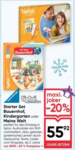Maximarkt Starter Set Bauernhof Kindergarten oder Meine Welt Angebot