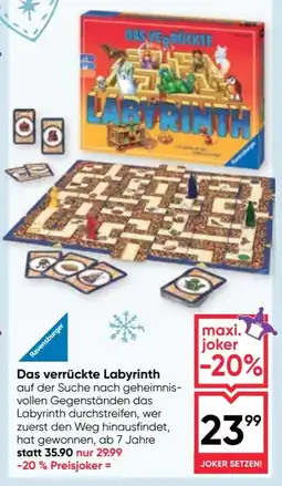 Maximarkt Das verrückte Labyrinth Angebot