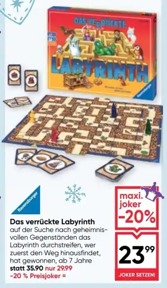 Maximarkt Das verrückte Labyrinth Angebot