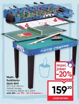 Maximarkt Multi funktions tisch 4in1 Angebot