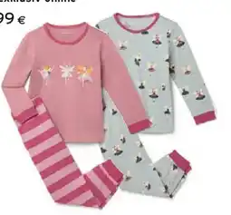Tchibo Eduscho 2 Kinder Pyjamas, Rosa Angebot