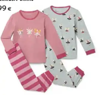 2 Kinder Pyjamas, Rosa