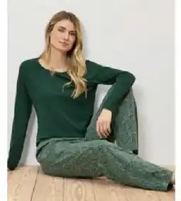 Tchibo Eduscho Pyjama, dunkelgrün Angebot