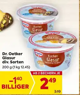 Billa Dr. Oetker Glasur Angebot