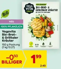Billa Vegavita Bio-Brat- & Grilltaler Kräuter Angebot