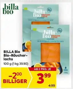 Billa BILLA BIO Bio-Räucherlachs Angebot