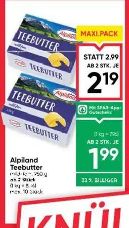Maximarkt Alpilan teebutter Angebot