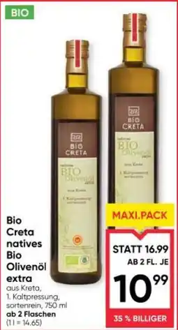 Maximarkt Bio Creta natives Bio Olivenöl extra Angebot