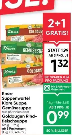 Maximarkt Knorr Suppenwürfel Klare Suppe, Gemüsesuppe Angebot