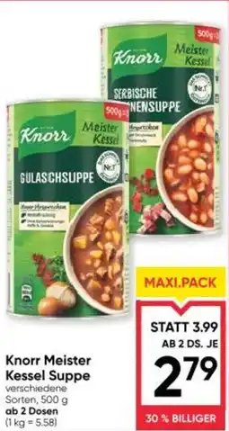 Maximarkt Knorr Meister Kessel Suppe Angebot