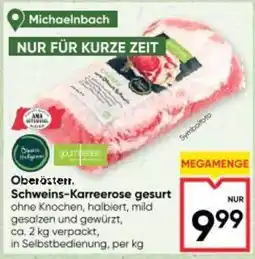 Maximarkt Oberösterr Schweins Karreerose gesurt Angebot