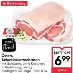 Maximarkt Österr. Schweinskarreebraten Angebot