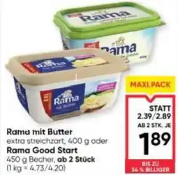 Maximarkt Rama mit Butter Angebot