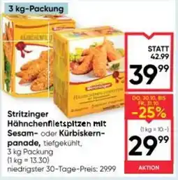 Maximarkt Stritzinger Hähnchenfiletspitzen mit Sesam- oder Kürbiskern-panade Angebot