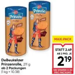 Maximarkt DeBeukelder Prinzenrolle ab 2 Packungen Angebot