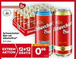 Billa Schwechater Bier od. Alkoholfrei Angebot