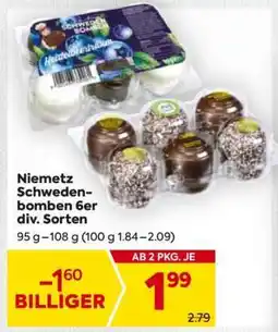 Billa Niemetz Schwedenbomben 6er div. Sorten Angebot
