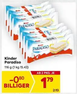 Billa Kinder Paradiso Angebot