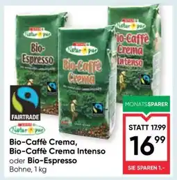 Maximarkt Bio-Caffè Crema, Bio-Caffè Crema Intenso oder Bio-Espresso Angebot
