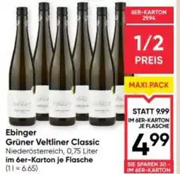 Maximarkt Ebinger Grüner Veltliner Classic Angebot