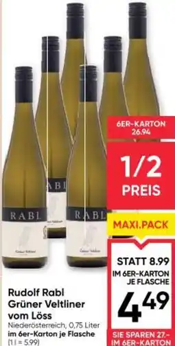 Maximarkt Rudolf Rabl Grüner Veltliner vom Löss Angebot