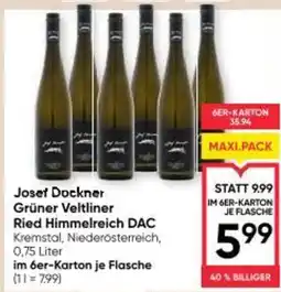 Maximarkt Josef Dockner Grüner Veltliner Ried Himmelreich DAC Angebot