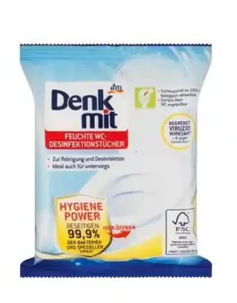 dm Denkmit Desinfektionstücher Angebot