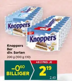 Billa Knoppers 8er div. Sorten Angebot