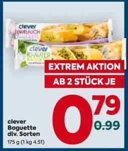 Billa clever Baguette div. Sorten Angebot
