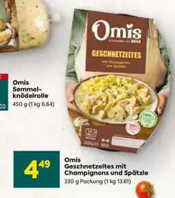Billa Omis Geschnetzeltes mit Champignons und Spätzle Angebot
