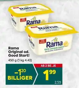 Billa Rama Original od. Good Start Angebot