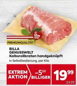 Billa BILLA GENUSSWELT Kalbsrollbraten handgeknüpft Angebot