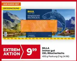 Billa BILLA immer gut XXL Räucherlachs Angebot