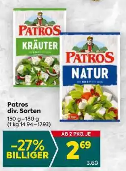 Billa Patros div. Sorten Angebot