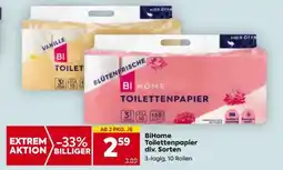 Billa BiHome Toilettenpapier div. Sorten Angebot