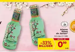Billa Arizona Eistee div. Sorten Angebot