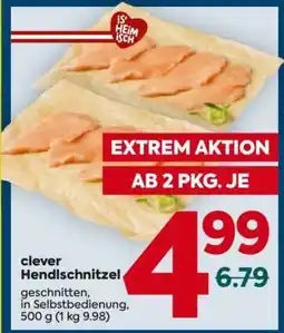 Billa clever Hendlschnitzel Angebot