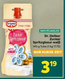 Billa Dr. Oetker Zucker Spritzglasur weiß Angebot