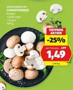 Hofer CHAMPIGNONS Angebot