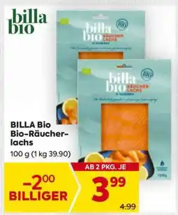 Billa BILLA Bio Bio-Räucherlachs Angebot