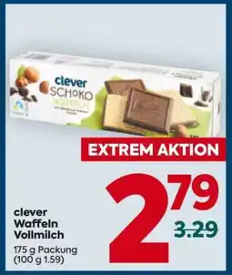 Billa clever Waffeln Vollmilch Angebot
