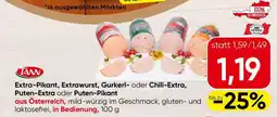 Spar Extra-Pikant, Extrawurst, Gurkerl- oder Chili-Extra, Puten-Extra oder Puten-Pikant Angebot