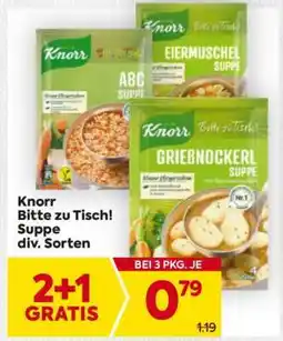 Billa Knorr Bitte zu Tisch! Suppe div. Sorten Angebot
