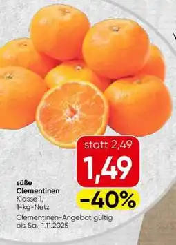 Spar süße Clementinen Angebot