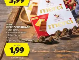 Hofer MERCI SCHOKOLADE Angebot